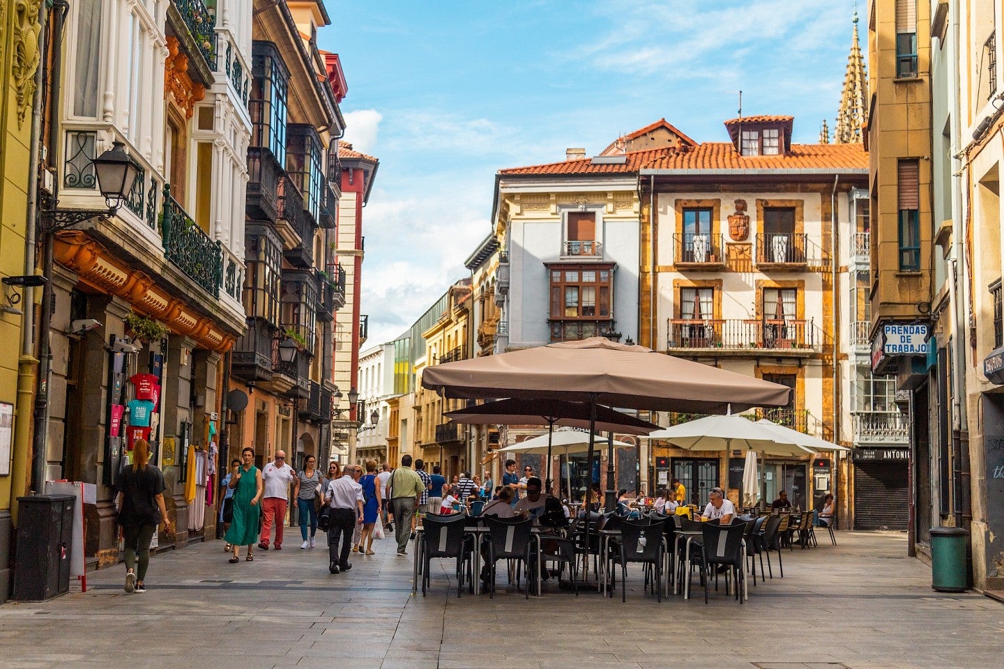 Plaza in Oviedo, Spain