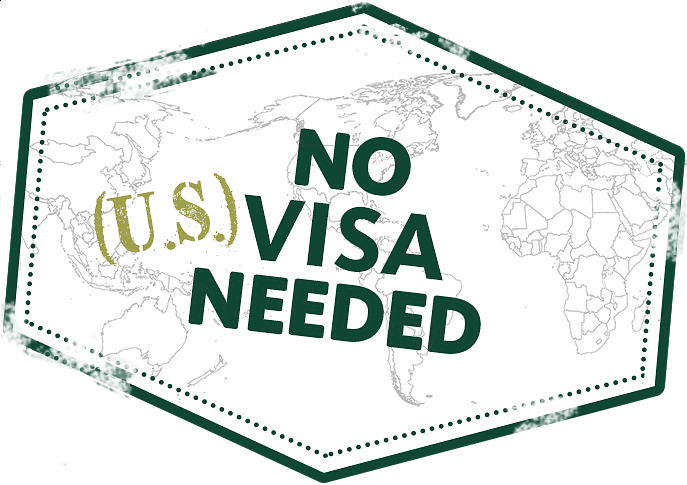 No (US) Visa Needed logo